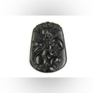 Natural Green Jade Rabbit Pendant mascot
